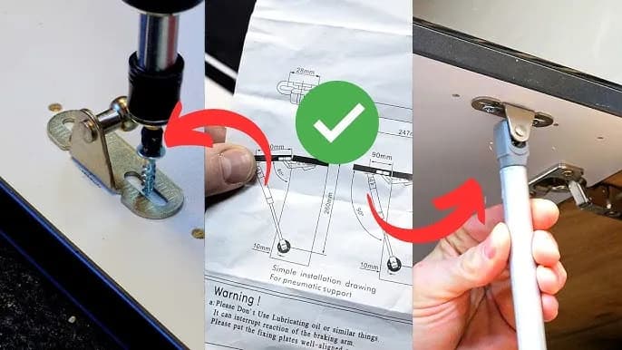 Jak zamontować podnośnik gazowy do szafki - uniknij typowych błędów