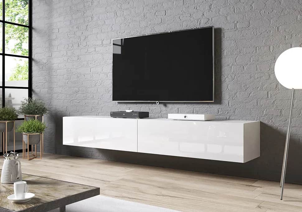 Jak wysoko zawiesić szafkę RTV wiszącą dla najlepszego komfortu?